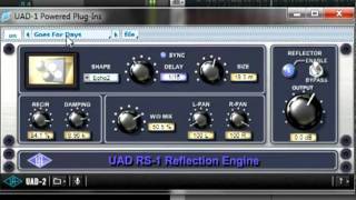 Video thumbnail for Demo of Universal Audio's "Reflection Engine" Powered Plug-In with Drums by HarmonyCentral