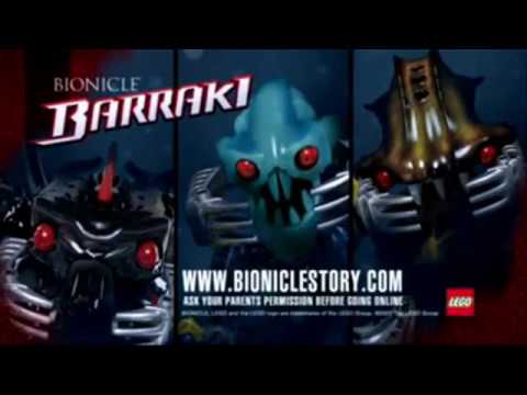 Bionicle Barraki Commercial - Mantax, Takadox, Carapar (2007)