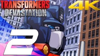 Transformers Devastation - Walkthrough Part 2 - Generators & Devastator Boss [4K 60fps]