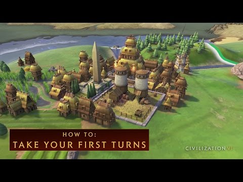 CIVILIZATION VI 最初のターンの取り方 (CIVILIZATION VI How To Take Your First Turns)