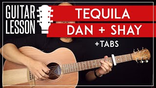 Tequila Guitar Tutorial 🎸Dan + Shay Guitar Lesson |Solo + Easy Chords + TAB|