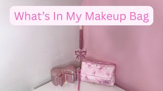 What's In My Makeup Bag | Victoria's Secret Pink x LoveShackFancy 🎀