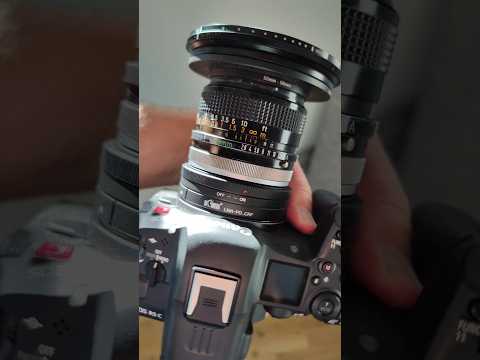 The most UNDERRATED VINTAGE LENS of 2024?!🎬 #shorts #filmmaking #canonr5c