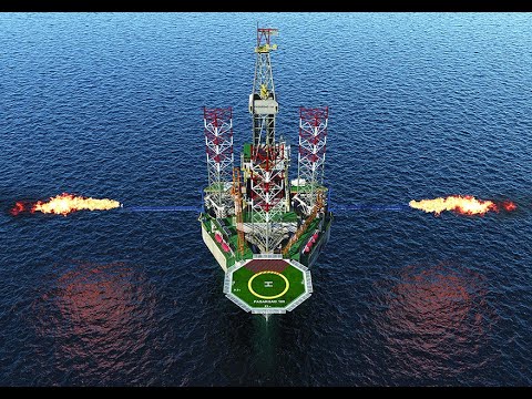 Offshore Drilling Rig Animation | Offshore Animation