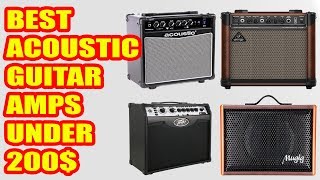 Video thumbnail for Best Acoustic Guitar Amps under $200 by #Guitars Reviews