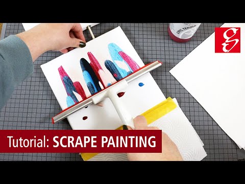 Tutorial: Scrape Painting – Malen mit dem Scheibenwischer