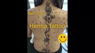 Henna Back Tattoo Design Ideas