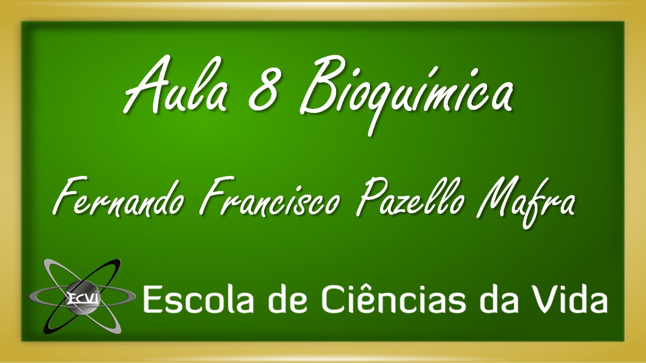 Bioquímica: Aula 8 - Enzimas - Cinética enzimática