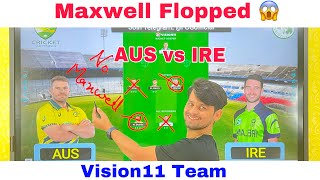 Aus vs Ire Dream11 Prediction, aus vs ire dream11, aus vs ireland dream11 prediction