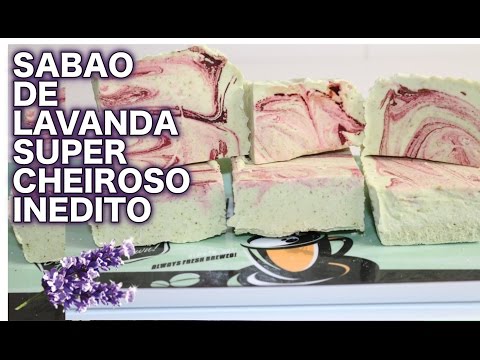 SABÃO CASEIRO DE LAVANDA CHEIROSO + TESTE RECEITA INEDITO