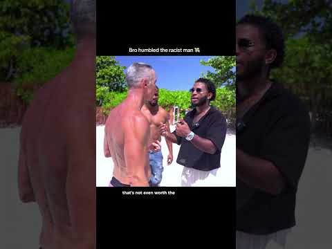 Bro destroyed Racist man 💸@ayehxncho