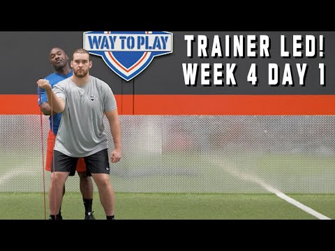 Trainer led NFL Home Core Workout! | Week 4 Day 1