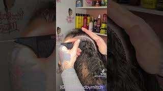 🗣️Braiding tiny stitch braids…with a palm of your hands is nasty work ‼️ @fleekedbymitch