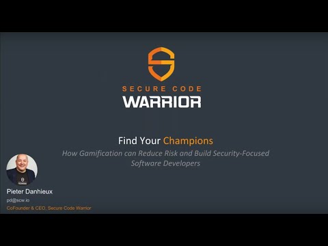 Find your champions: How gamification can reduce risk and build security-focused software developers