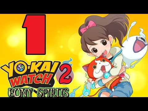 Yo-Kai Watch 2 Bony Spirits Walkthrough Gameplay Part 01 -  English  (3DS)