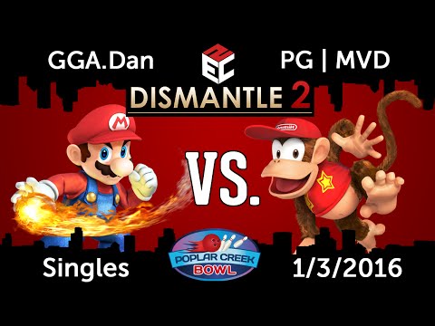 Dismantle 2 (Singles): GGA.Dan (Mario) vs. PG l MVD (Diddy Kong)