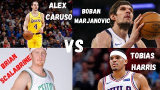 Blacktop Showdown(Brian Scalabrine and Alex Caruso VS Tobias Harris and Boban Marjanovic)