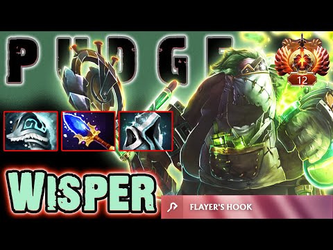 OG.Wisper |  Mid Lane Pudge | Dota2 Pro Player Gameplay