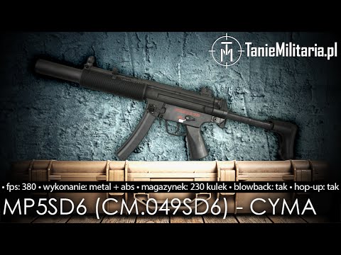 MP5SD6 (CM.049SD6) FIRMY CYMA - TANIEMILITARIA.PL
