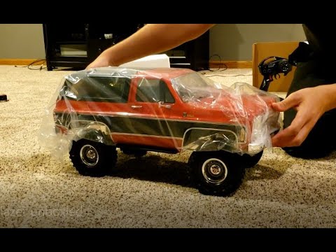 Traxxas TRX4 Chevy Blazer Unboxing and First Drive!