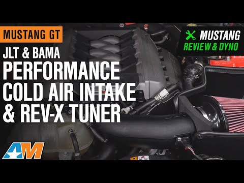 2015-2017 Mustang GT JLT Performance Cold Air Intake & Bama Rev-X Tuner Review & Dyno Test