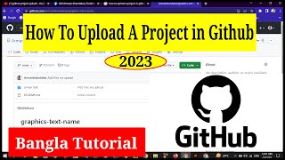 Download the video "How to upload a project in github (2023)"