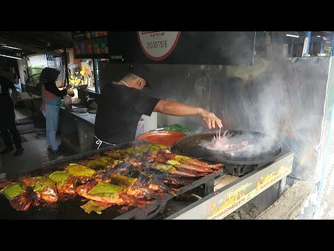 Ikan Bakar - Delicious Grilled Seafood and Chicken in Kuala Lumpur - Malaysia Street Food