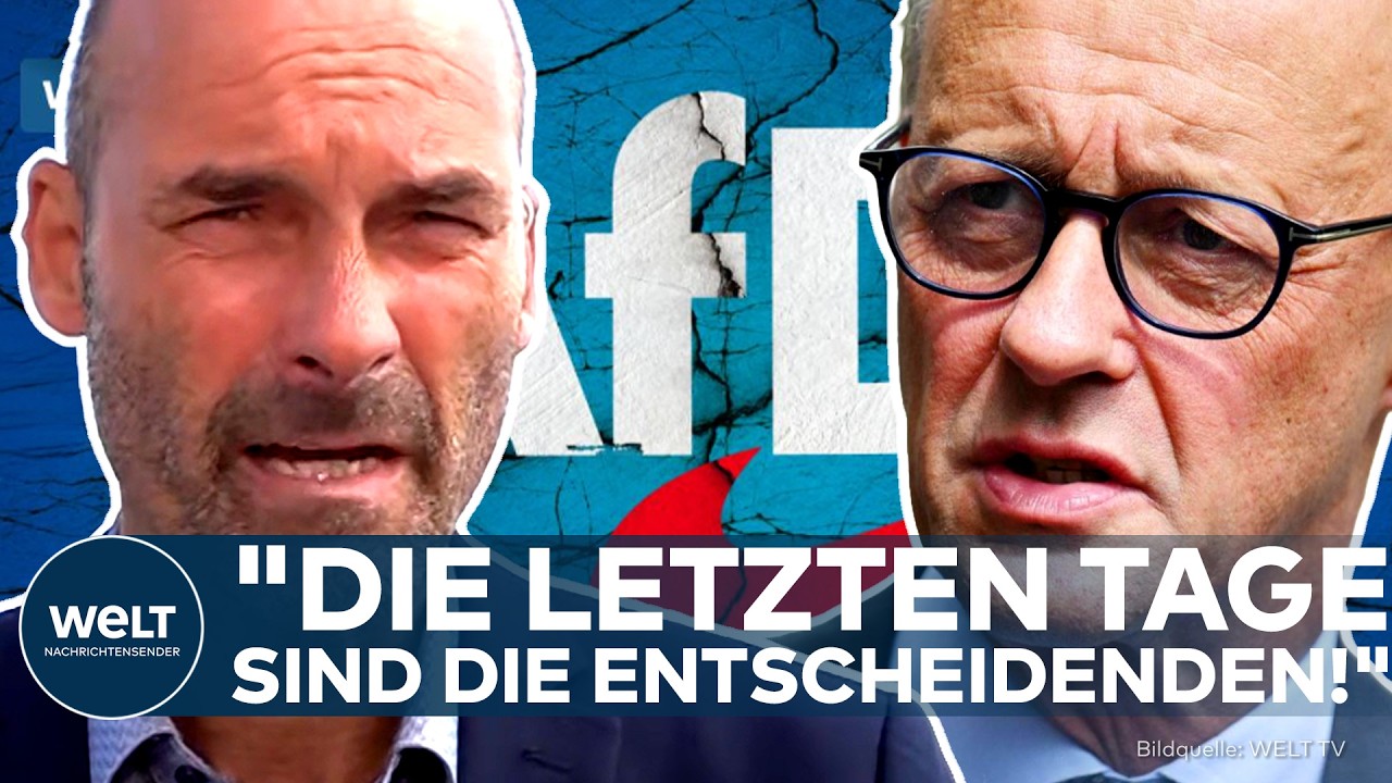 WAHLKAMPF-ENDSPURT: Merz auf Kurzbesuch in Sachsen-Anhalt! AfD setzt auf unzufriedene Wähler!