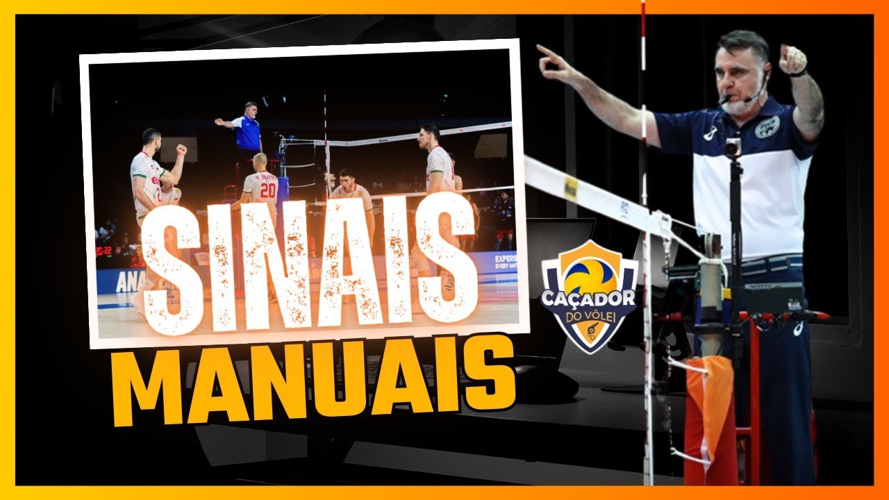 Regra do Vôlei 2021 - 2024 - Sinais manuais [Referee's official hand signals]