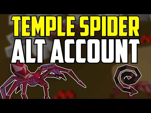OSRS - How Much Does A Temple Spider Alt Make? (3 HOURS)