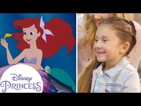 Ariel Inspired Hairstyle Tutorial | Disney Princess