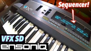 Video thumbnail for Ensoniq VFX SD Synthesizer Workstation by Hank Coffey
