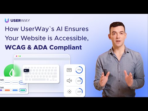 UserWay Demo - How UserWay's AI Ensures Your Website is Accessible, WCAG & ADA Compliant logo
