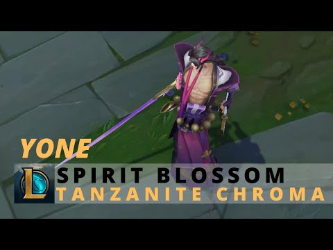 Spirit Blossom Yone Tanzanite Chroma - League Of Legends