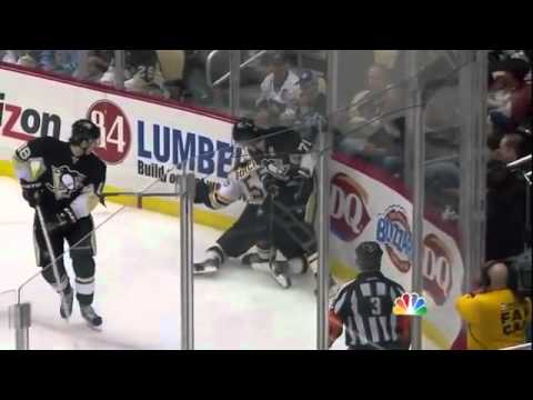 Malkin v Boychuk : Penguins v Bruins : March 11 2012