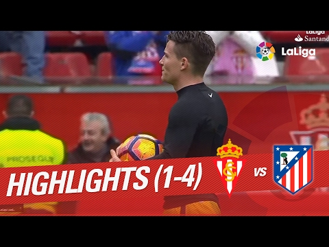 Highlights Sporting de Gijón vs Atlético de Madrid (1-4)