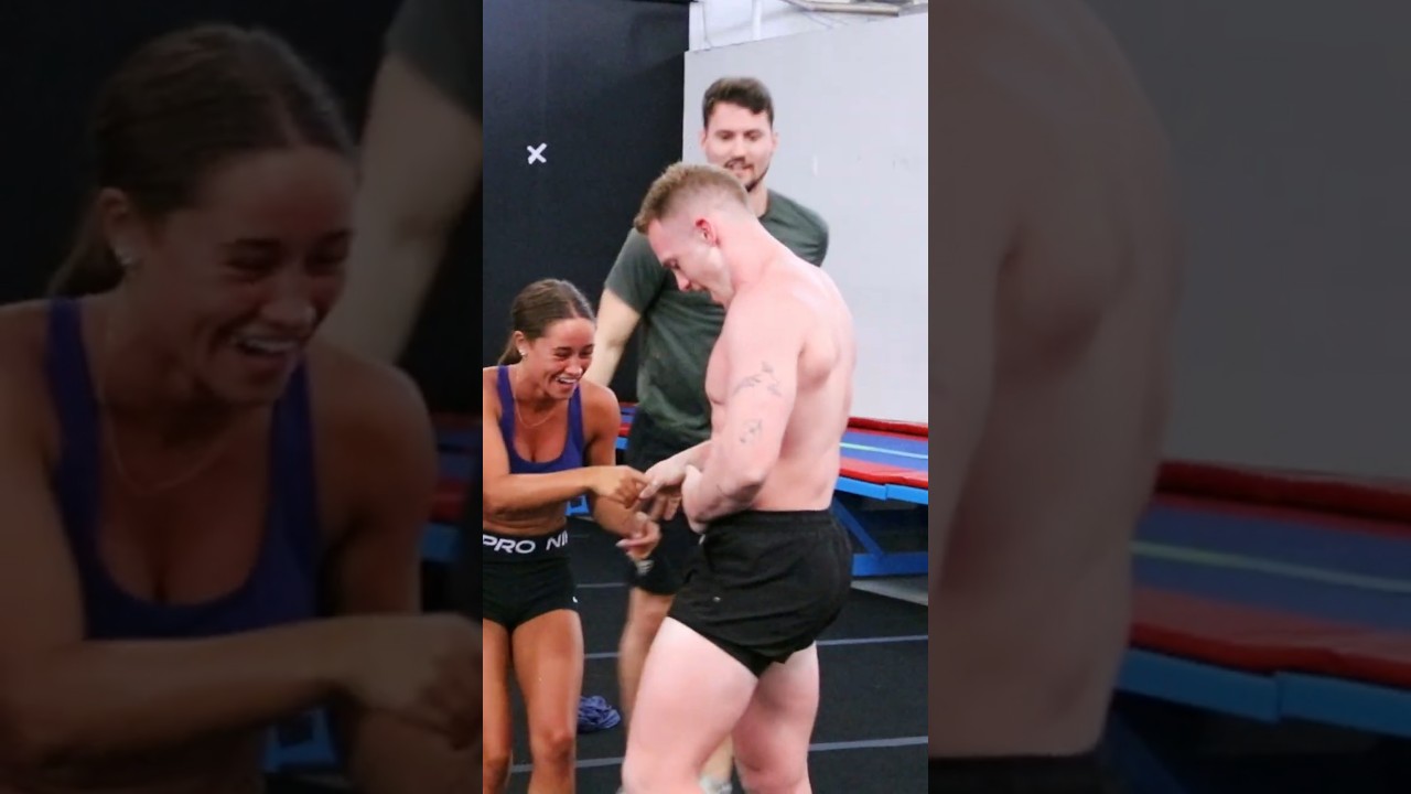 It was her plan all along 🤔 #cheer #stunt #shorts