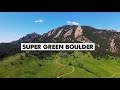 biking around boulder colorado in springtime