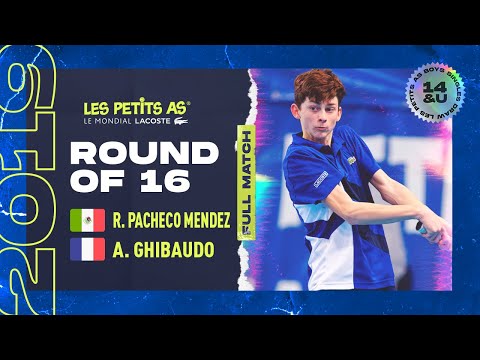 Les Petits As 2019 | Boys Round of 16 | Antoine Ghibaudo vs. Rodrigo Pacheco Mendez