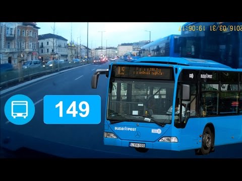 BKV 149-es busz útvonala (Széll Kálmán tér M - Fenyves utca - Széll Kálmán tér M)