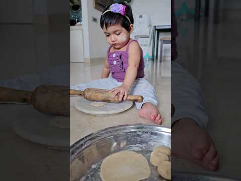 Baby cooks food for Mom 🥰 If babies can Talk 🤣🤣  