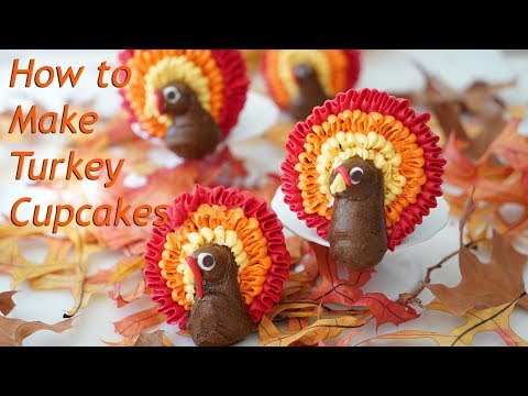 How to Make Turkey Cupcakes