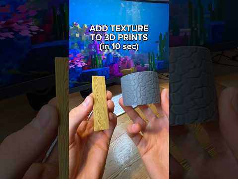 Add Texture to 3D Prints Of Any Shape