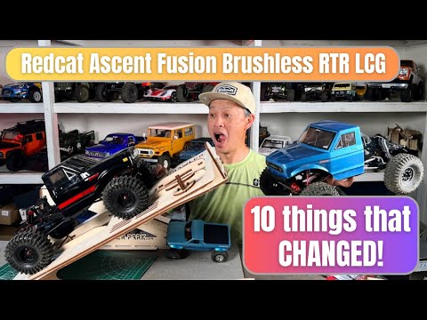 Top 10  Changes/Upgrades For Redcat Ascent Fusion Brushless Rtr Lcg Rc over Brushed Version.