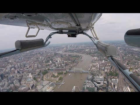 flight over London