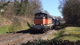 preview picture of video 'Quelques circulations ferroviaires dans le sud de la Bourgogne'