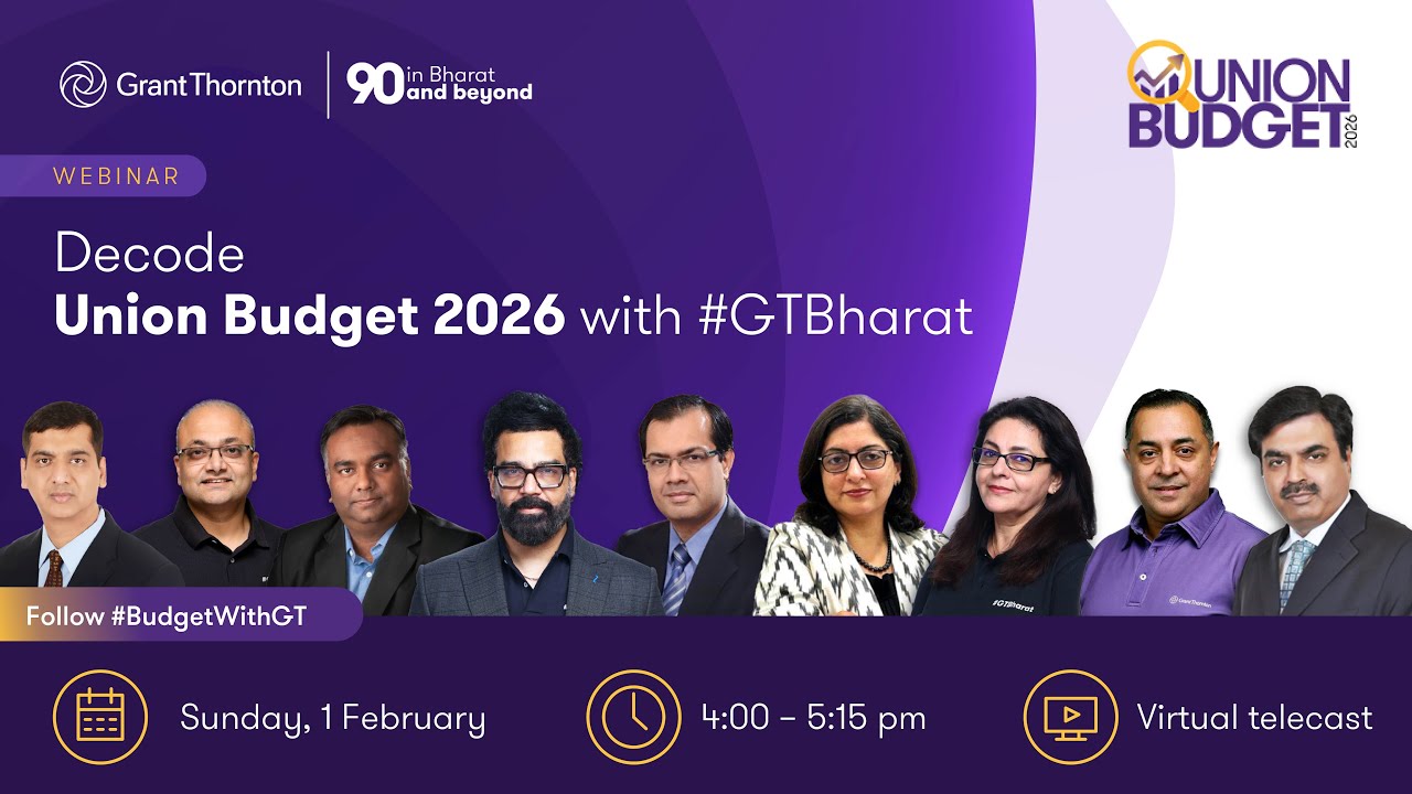 Webinar | Decode Union Budget 2026 with #GTBharat | #BudgetWithGT