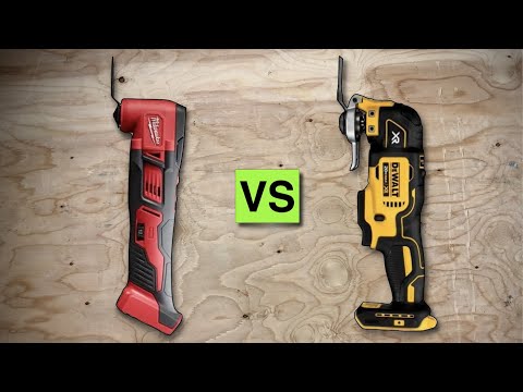 BRUSHED vs BRUSHLESS multi-tools: Milwaukee 18v & Dewalt 20v comparison