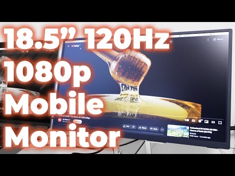 UPERFECT UXbox E4 - 120Hz 18.5'' 1080p Travel Monitor for Digital Nomads & Gamers & Remote Workers