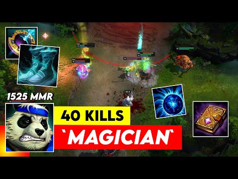 HON REBORN Pandamonium Gameplay - `magician` - 1525 MMR